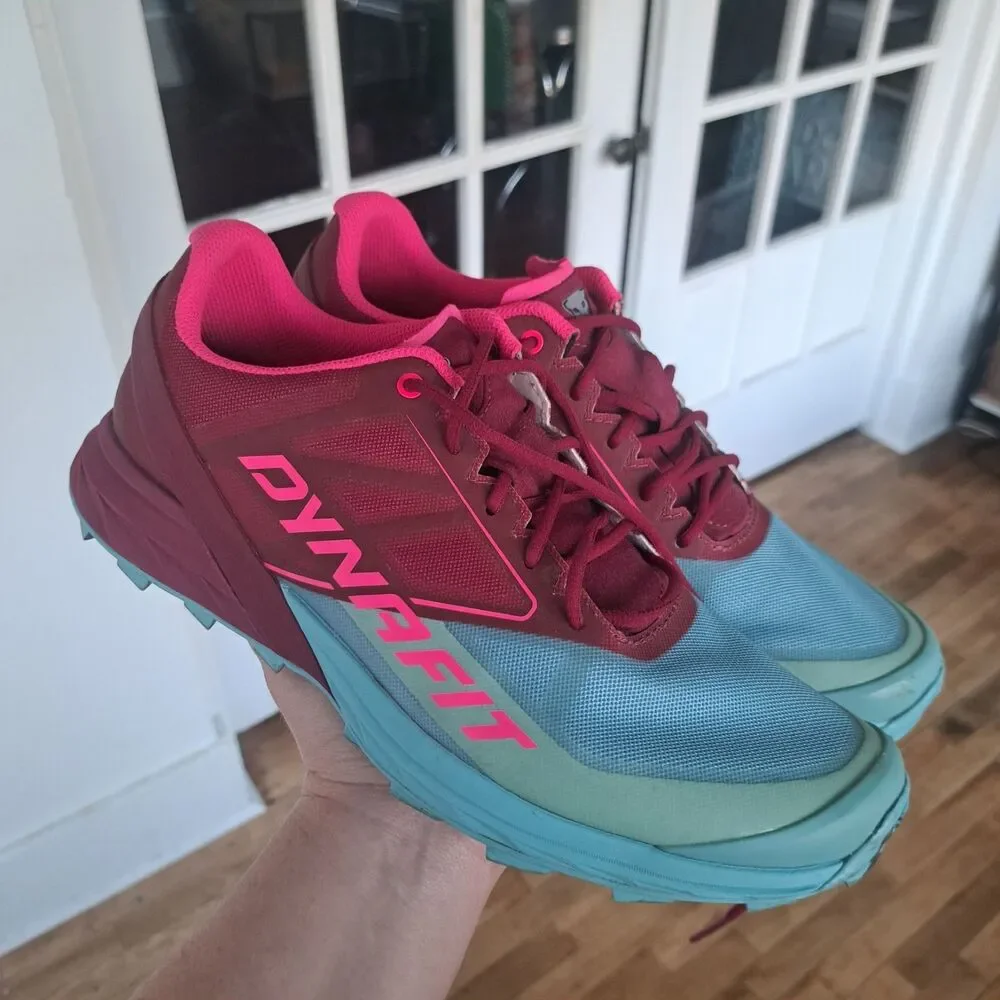 Dynafit Women's Alpine Trail Running Tennis Shoe Beet Pink/Marine Blue Size 11